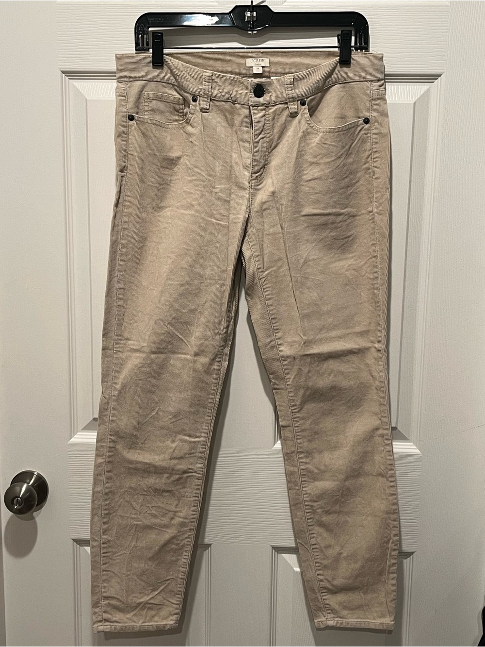 J. Crew Beige Corduroy Stretch Pants